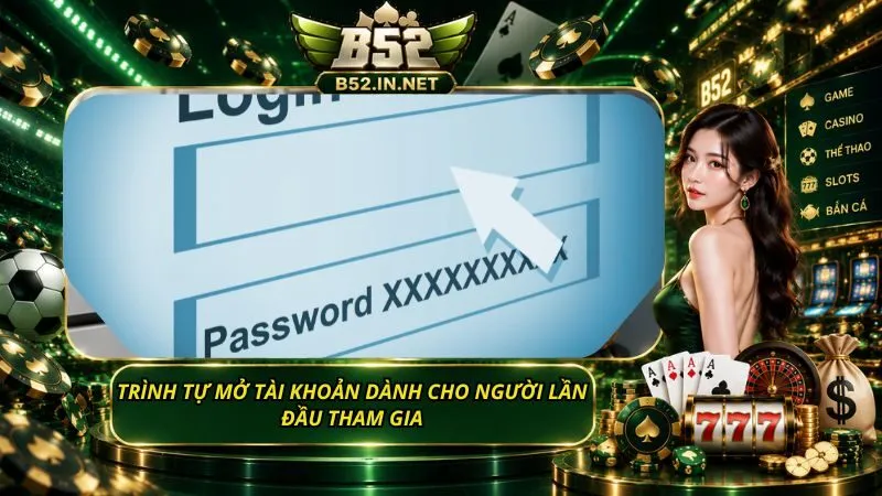Trình tự mở tài khoản dành cho người lần đầu tham gia